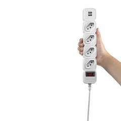 PROT ELET C 4 TOM  2 USB  EPE 204 USB+BR