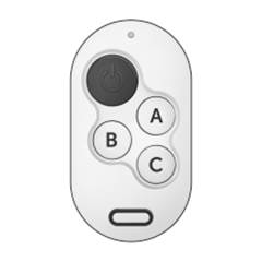 CONTROLE XTR 1004 BRANCO/PRETO 