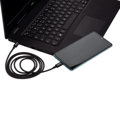 CABO USB C 1,5M NYLON EUCC 15NP PR