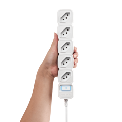 PROTETOR ELETR 5 TOMADAS WIFI EWS 305 BR
