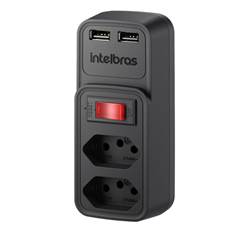 ADAPTADOR ELET PT 2 TOMADA 2 USB EAC 202