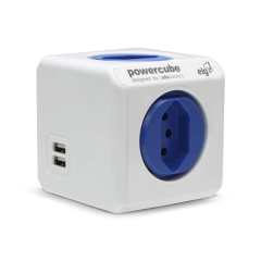 ADAPT MULTIPLO DE 4 TOMADAS + 2USB 2.4