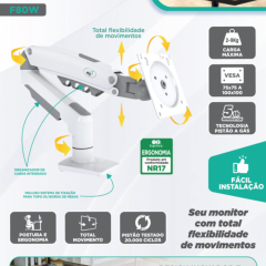 SUP ARTICULADO DE MESA PISTAO A GAS