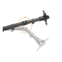 SUP GIRATORIO DE MESA P- 2 MONITORES